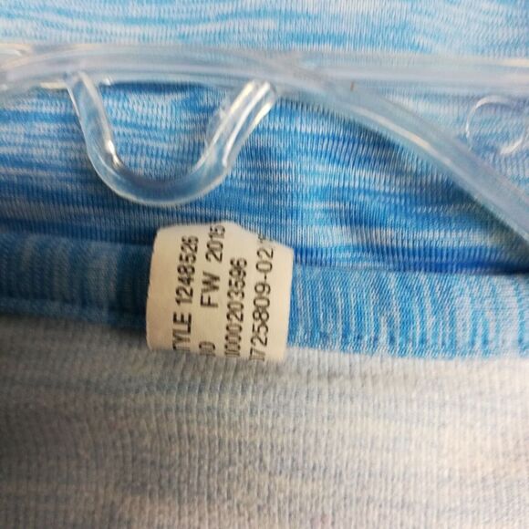 Under Armour Womens Coldgear Active Cozy Blue Heather Long Sleeve Athleisure S - Picture 10 of 10